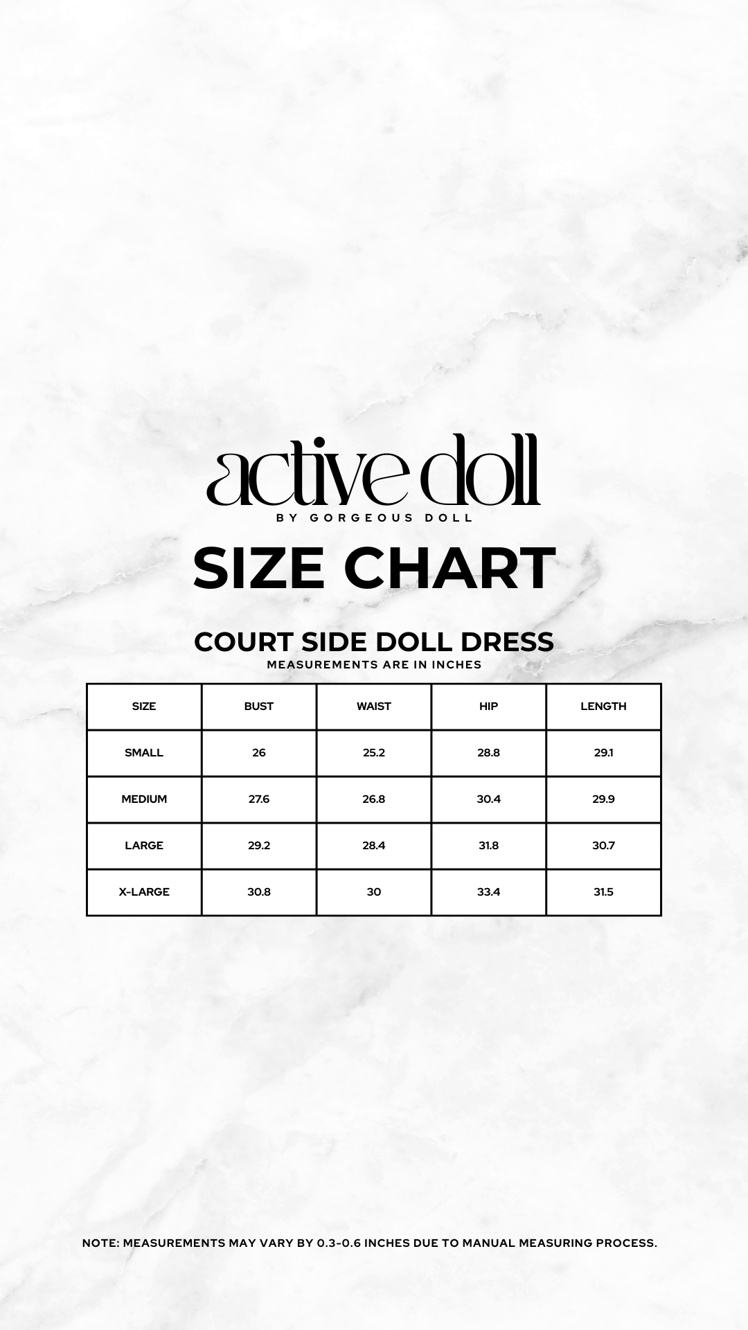 Court Side Doll Dress