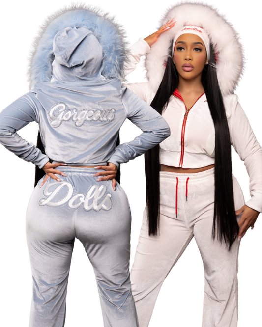 Buy 2 Brat Doll Reversible Velour Tracksuits