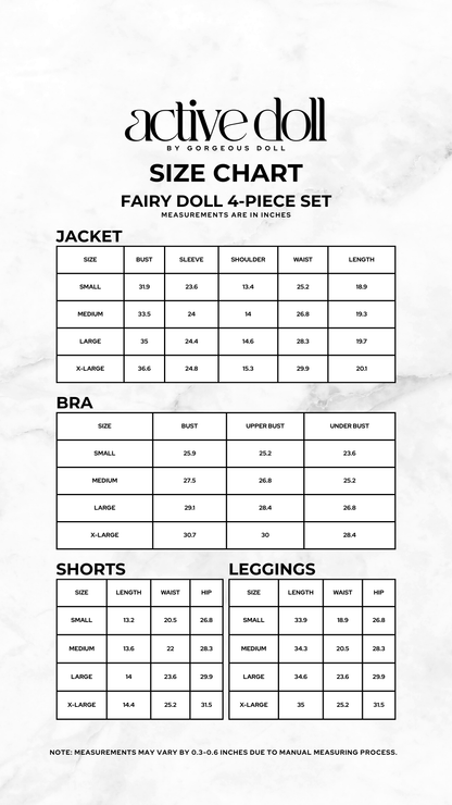 Fairy Doll 4 Piece Set