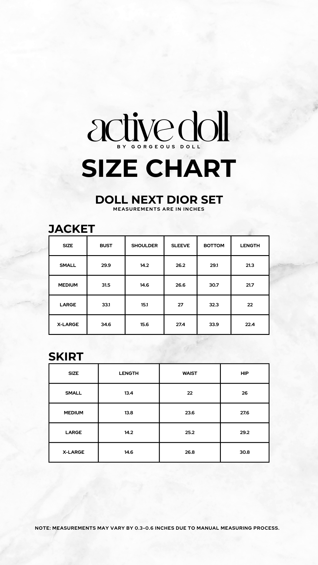 Doll Next Dior Set