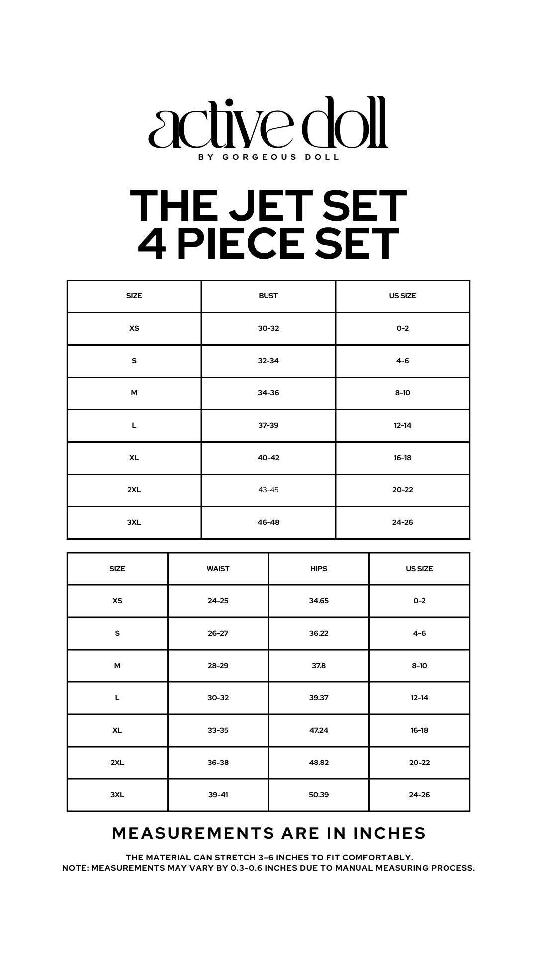 The Jet Set 5 Piece Set